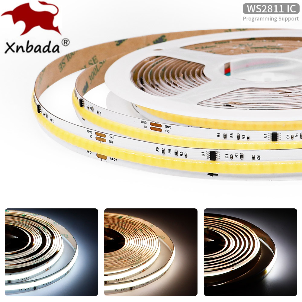Neopixel - COB SPI WS2811 IC CCT LED-Streifenlicht,