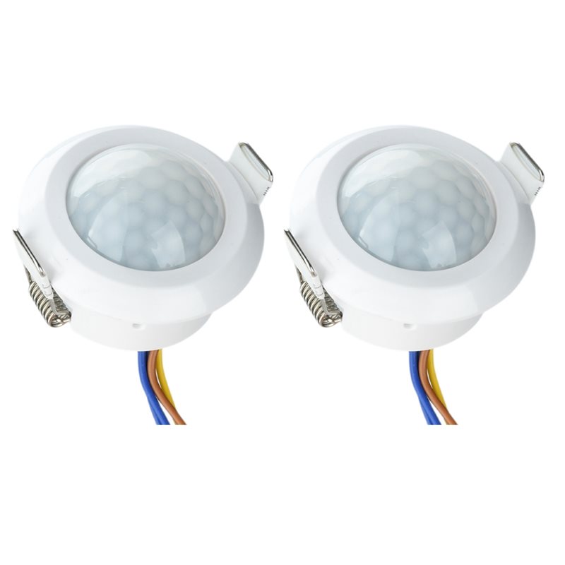 Pir Motion Sensor - ABZL AC85-265V PIR-Bewegungssensor-Schalter für Deckenleuchten, Verzögerungsfunktion,