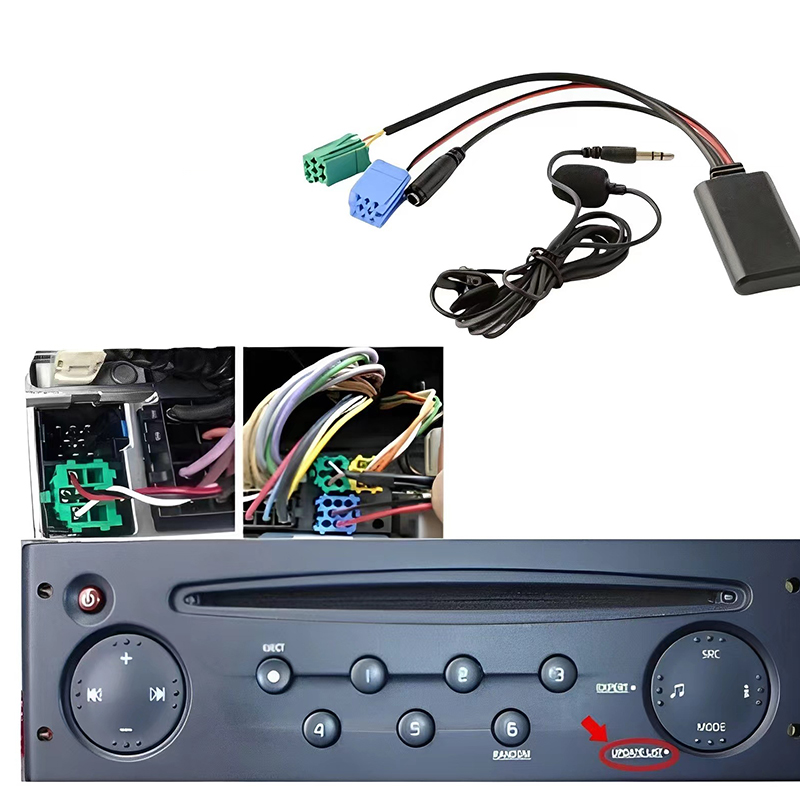 Microphone Module - Auto 5.0 Bluetooth-Modul Aux-Adapterkabel 6-Pin 8-Pin