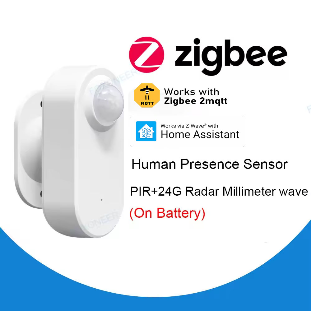 Pir Motion Sensor - Intelligenter Zigbee-Anwesenheitsdetektor für Menschen, Helligkeits-/Entfernungserkennung, intelligenter