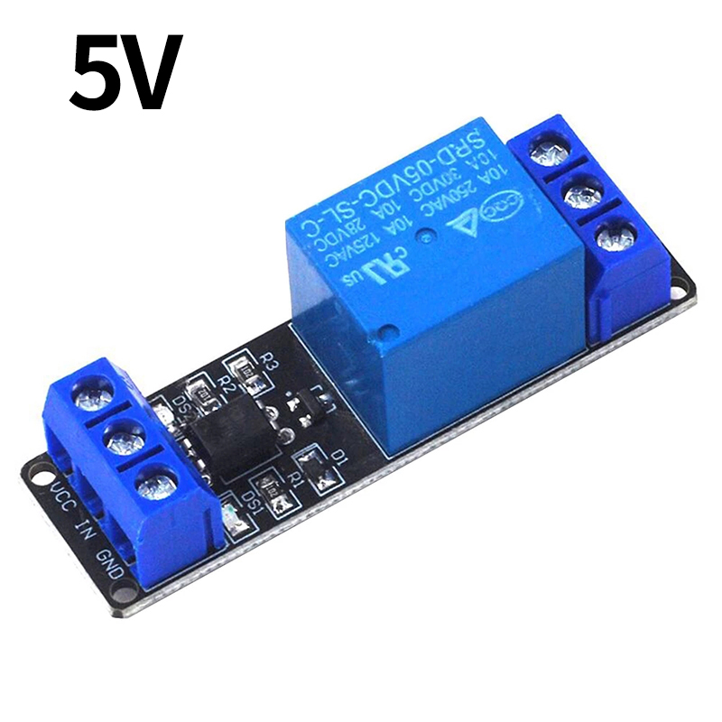 Relay Module 1 Channel - 1-Kanal-Elektromagnet-Relaismodul 5V optisch isolierte Low-Level-Trigger-SPS-Steuer treiber