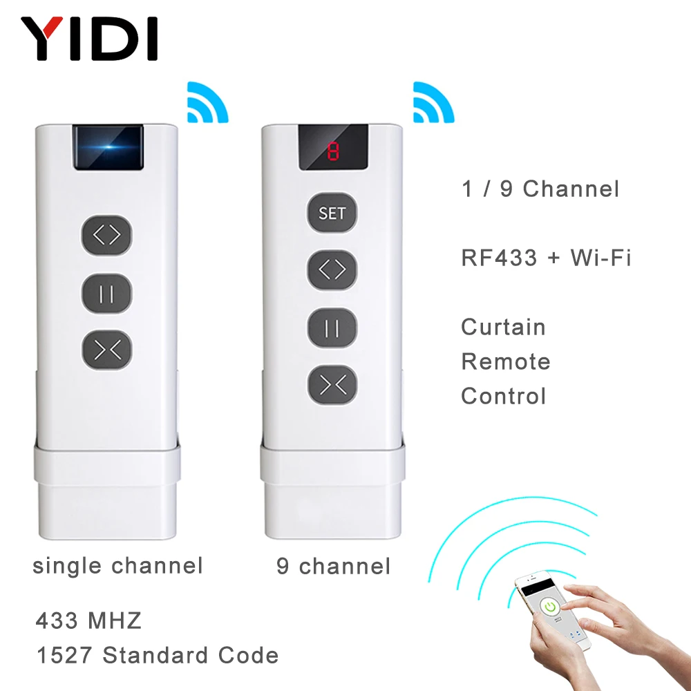 9/1 Kanal RF433 Fernbedienung  – Ir Remote Module Bewertung und Preis