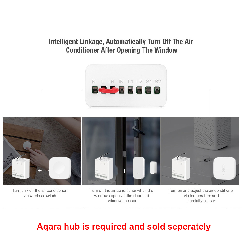Original Aqara Smart Zweiwege- – Relay Module 1 Channel Bewertung und Preis
