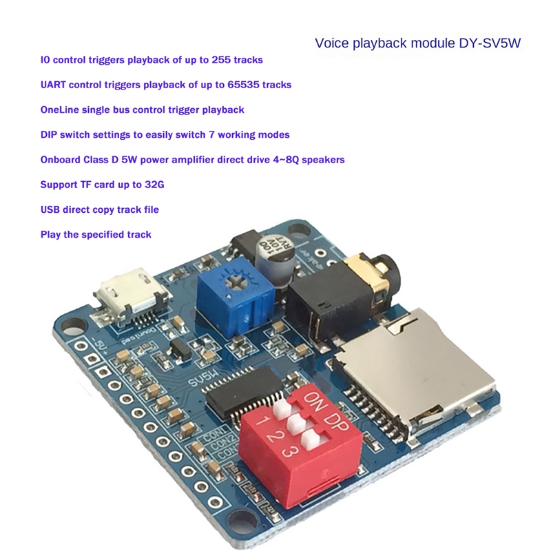 DY-SV5W Sprachwiedergabemodul  – Sd Card Module Bewertung und Preis