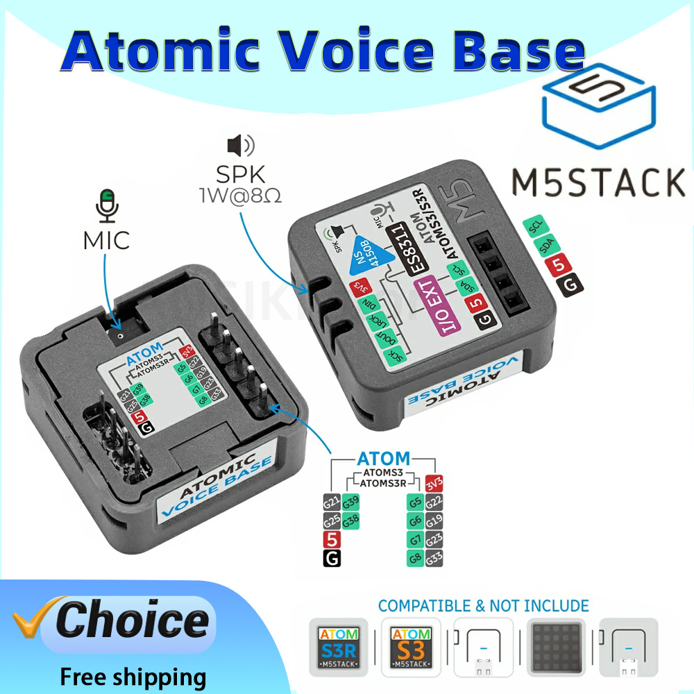 M5Stack Atomic Voice Base ES83 – Microphone Module Bewertung und Preis