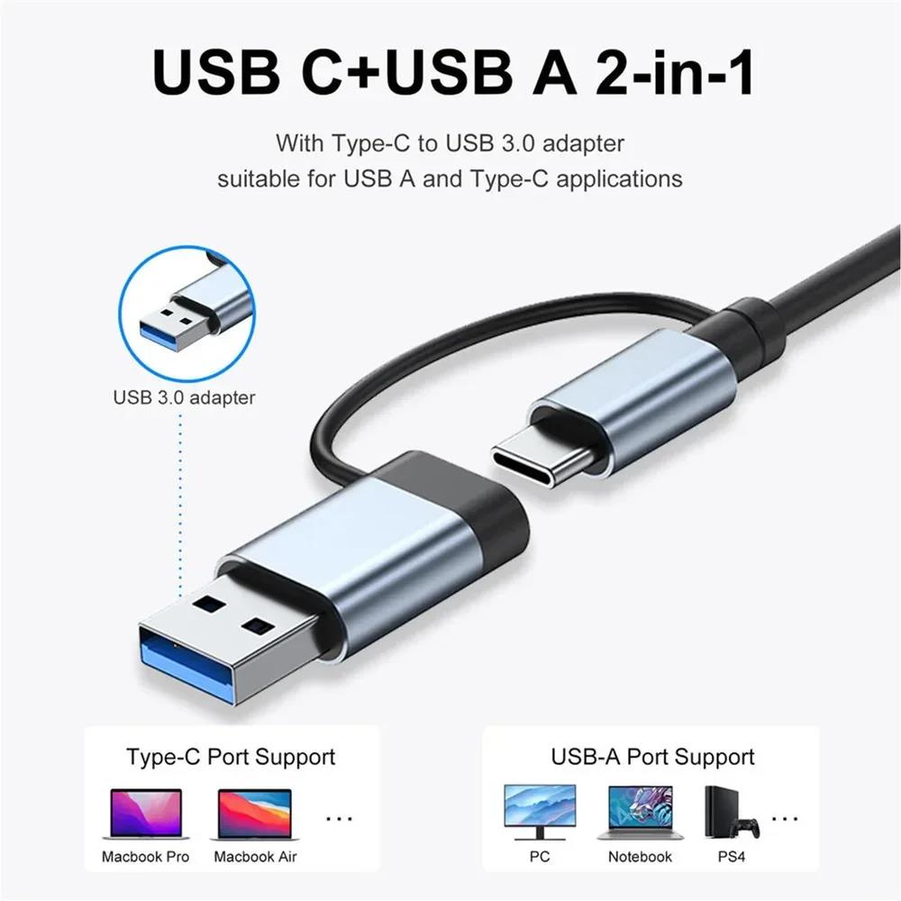 Typ-C-Hub USB-Splitter 8-in-1  – Sd Card Module Bewertung und Preis