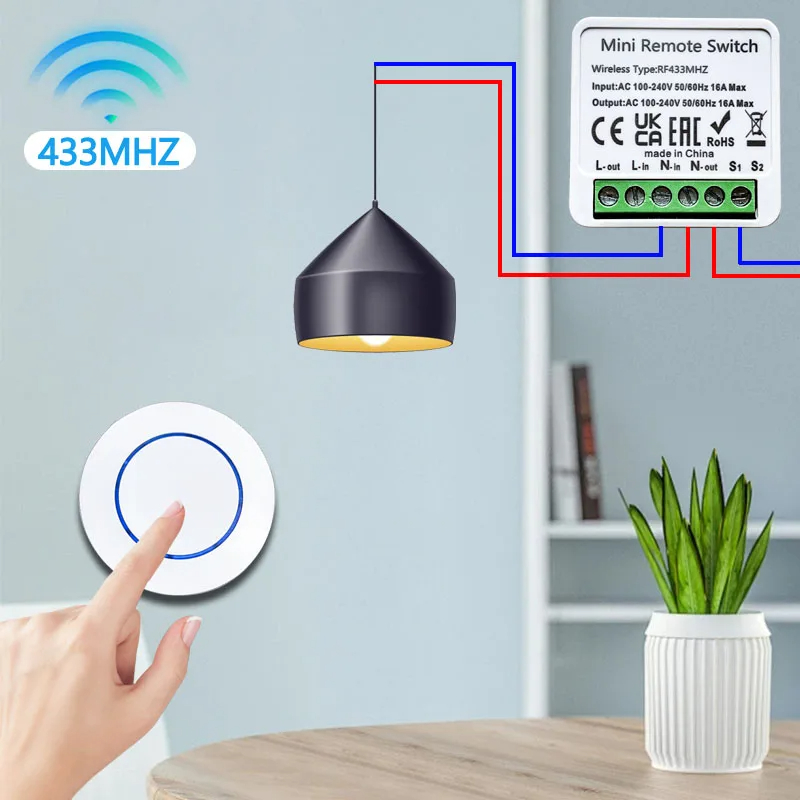 433HMz Drahtloser Lichtschalte – Ir Remote Module Bewertung und Preis