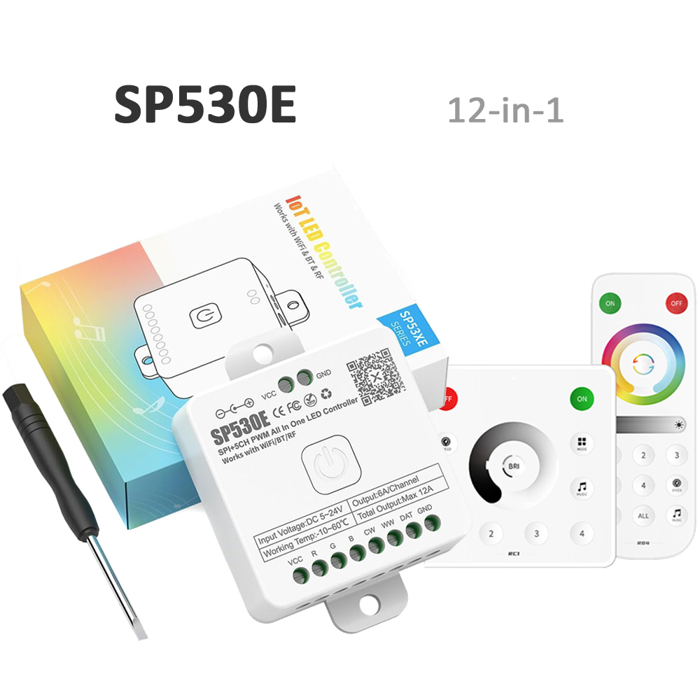 SP530E WLAN Bluetooth LED-Cont – Ws2812B Strip 5V Bewertung und Preis