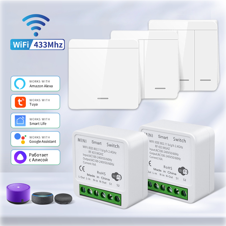 Wifi RF 433MHz Smart Switch Tu – Ir Remote Module Bewertung und Preis