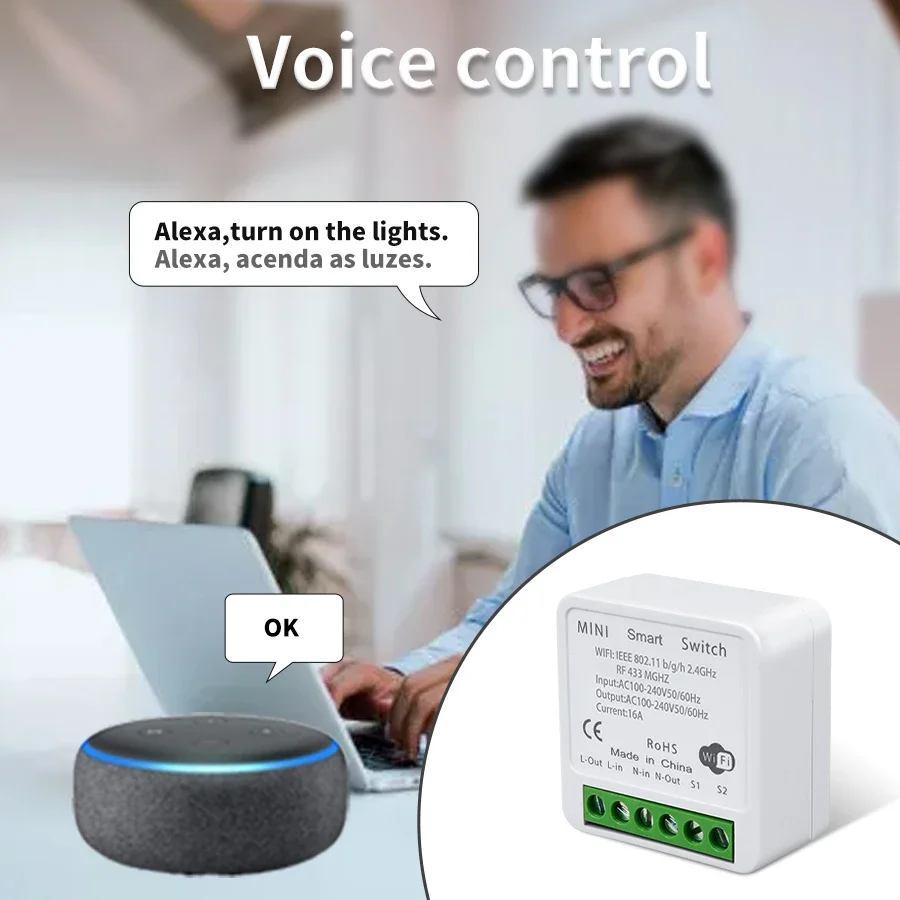 Wifi RF 433MHz Smart Switch Tu – Ir Remote Module Bewertung und Preis