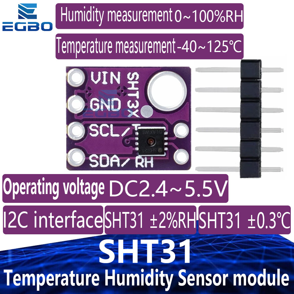 1PCS SHT31 Temperatur & SHT31- – Sht31 Bewertung und Preis