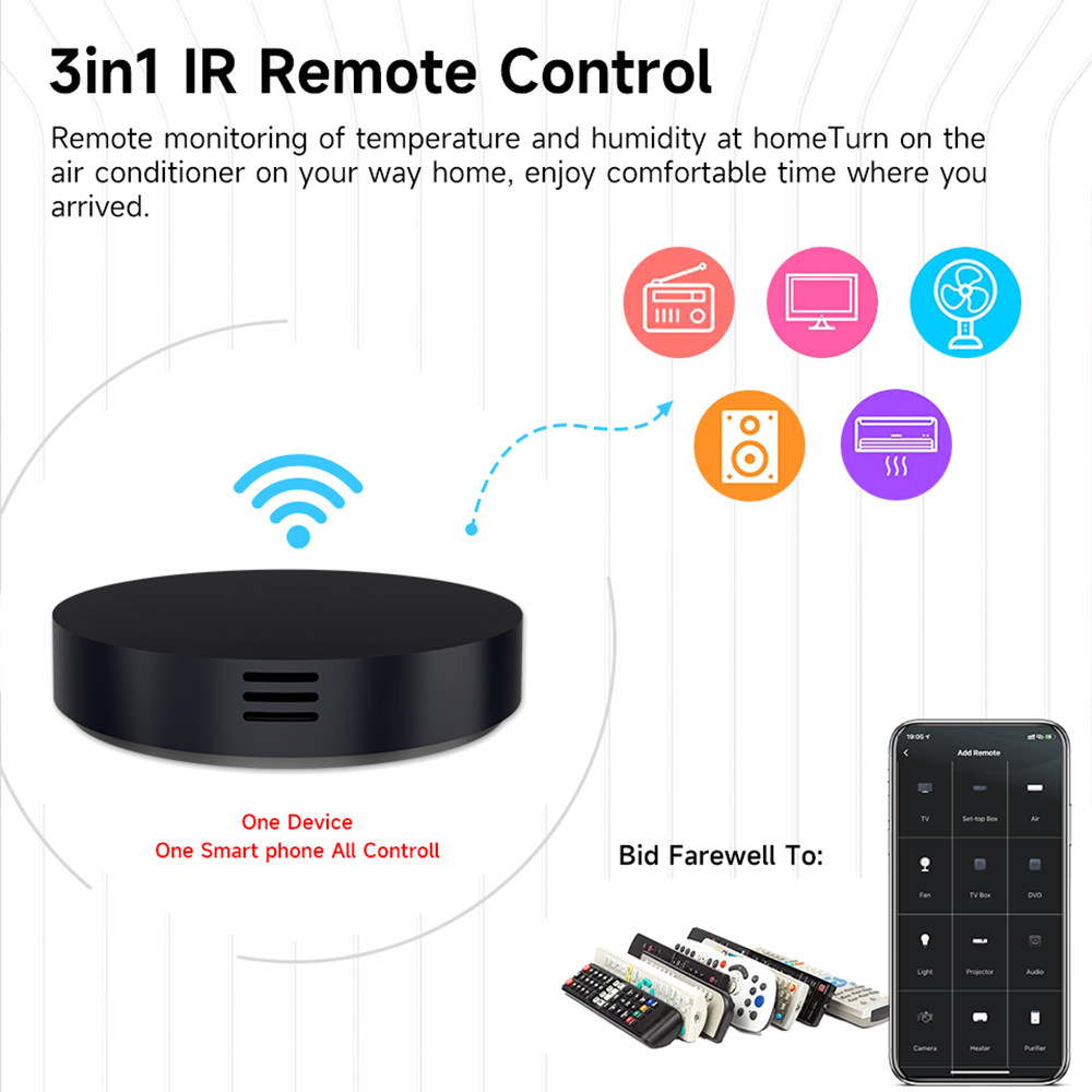 Tuya WiFi 3-in-1 IR-Fernbedien – Ir Remote Module Bewertung und Preis